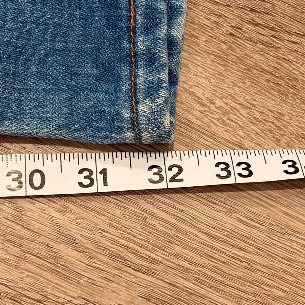 RARE Vintage 70s Sedgefield USA High Rise Bootcut Jeans Sanforized 29x32 Talon